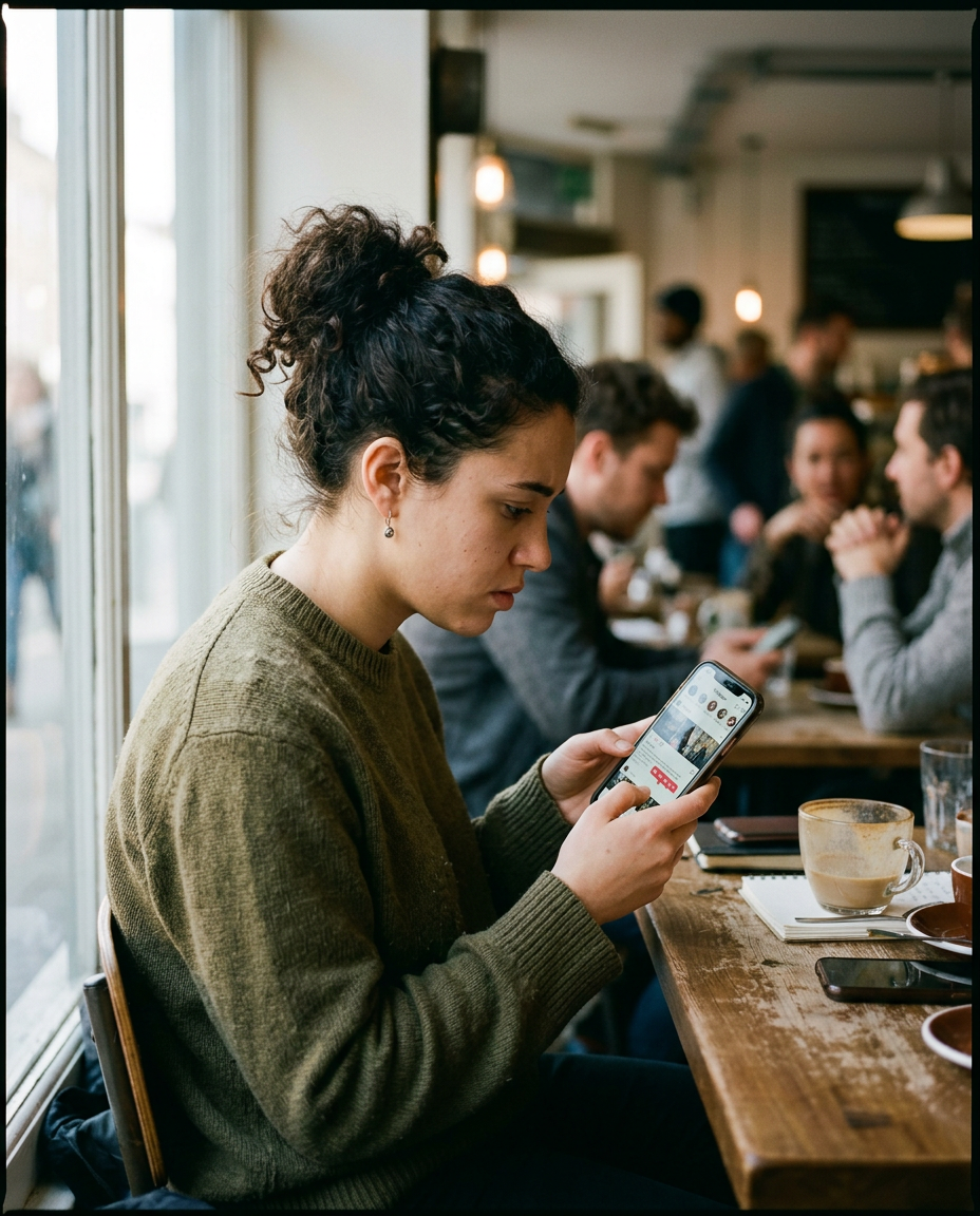 Social media amplifies the gaze