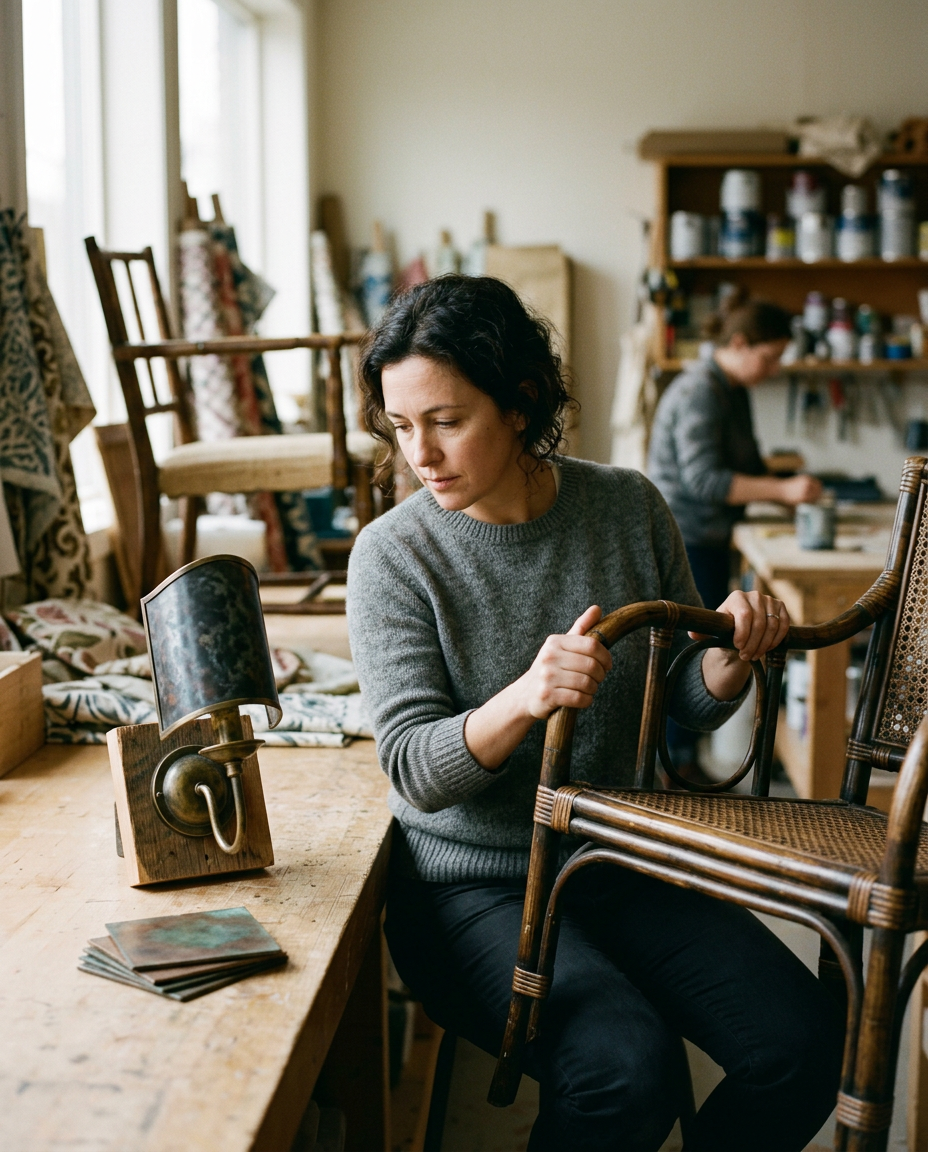 Recreating vintage patina was tricky