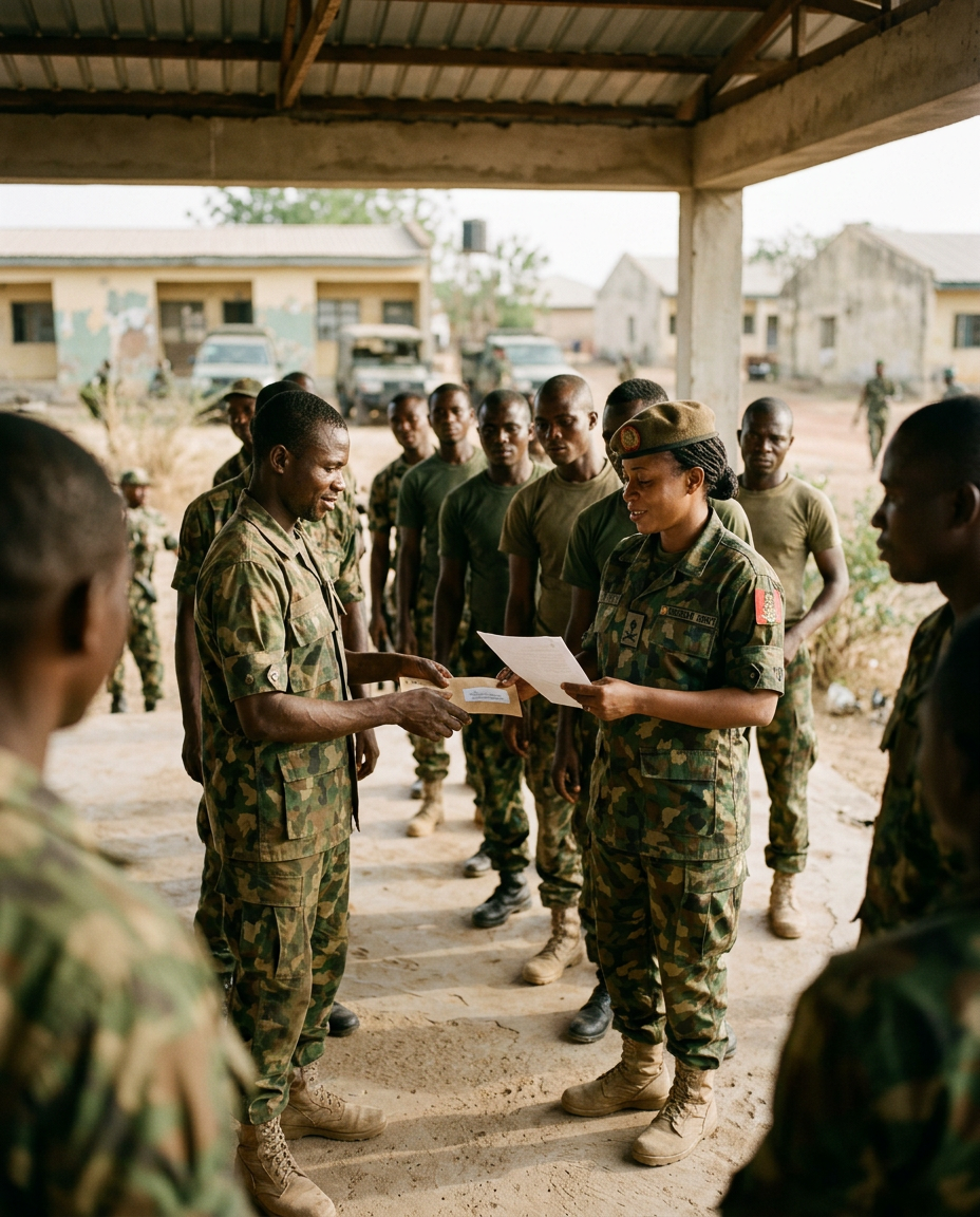 Salary increases for troops