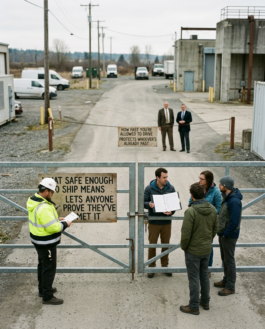 Gates versus speed limits